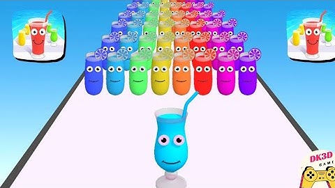 fruit stack juice vs juice run all max level iOS trailer gameplay #relaxing