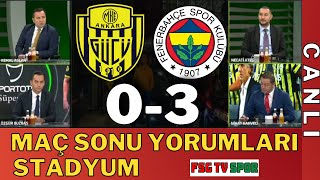 Ankaragücü 0 Fenerbahçe 3 Maç Sonu Yorumları | Stadyum 17 Ekim 2022 | TRT SPOR CANLI