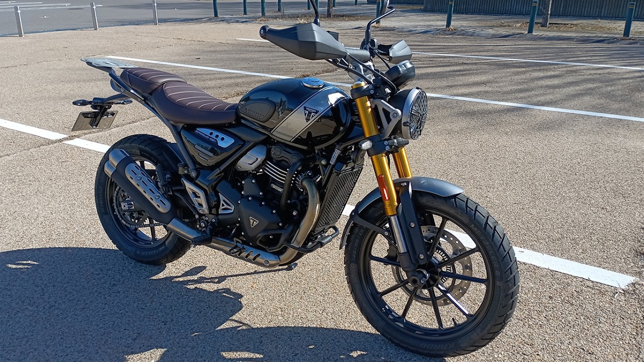 トライアンフ　スクランブラー400ｘ試乗動画