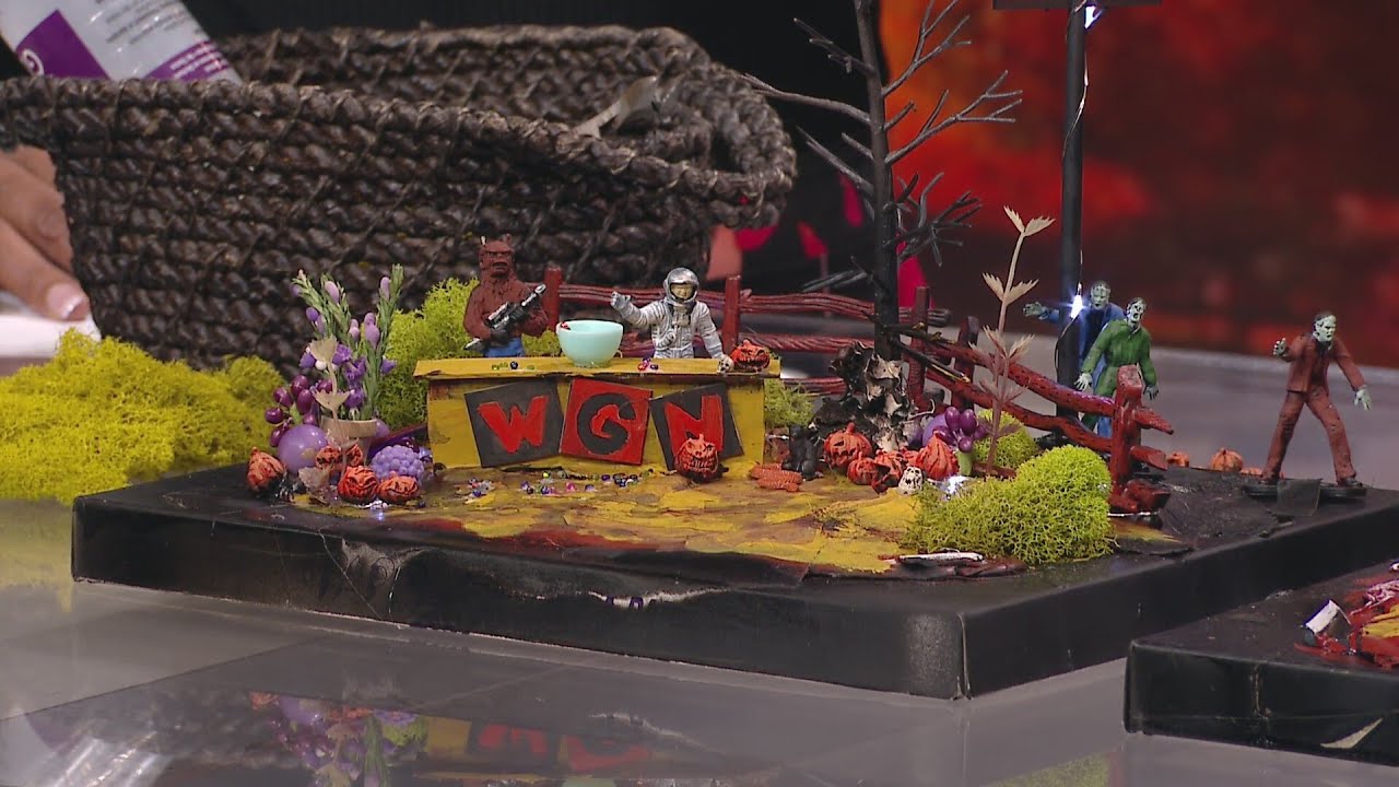 How To Use Everyday, Recycled Materials To Make Halloween Art Miniatures | Good News Chicago