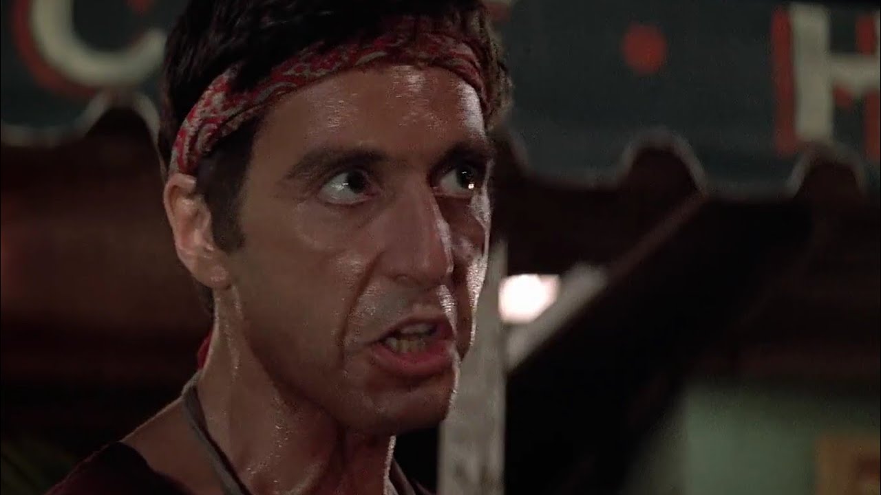 Don't be calling me no dishwasher or I'll kick your monkey ass।। Scarface (1983)