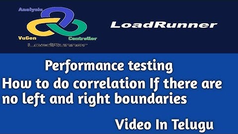 How to do correlation in LoadRunner If there are no left and right boundaries