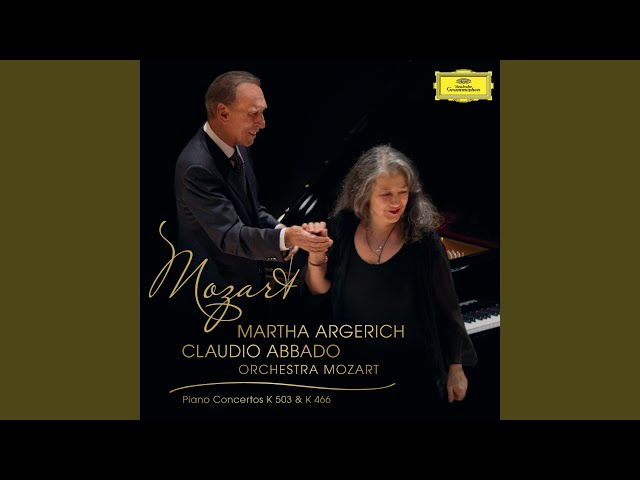 Mozart - Concerto pour piano n°25: 1er mvt : M.Argerich / Orch Mozart / C.Abbado