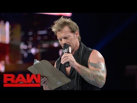 Chris Jericho unveils "The List of Jericho": Raw, Sept. 19, 2016