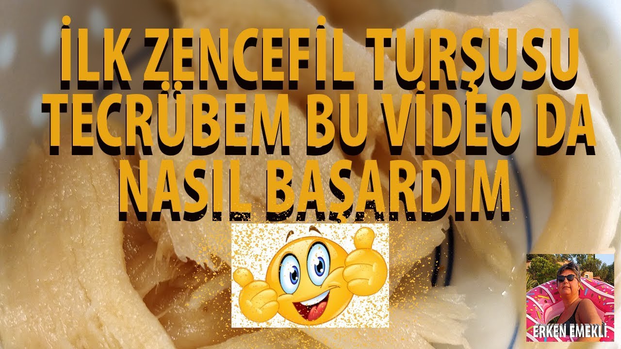 İlk defa Zencefil Turşusu Yaptım-Sizde deneyin-Erken Emekliden süper tarif-Lezzetli-Pratik-Sağlıklı