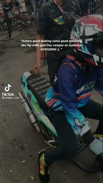 Story wa Tiktok || Drag MIO Saat di Paddock balap ||Terbaruu