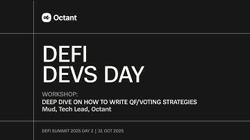 How to Build NFT-Gated Quadratic Voting with Octant v2 Hooks | Octant DeFi Devs Day