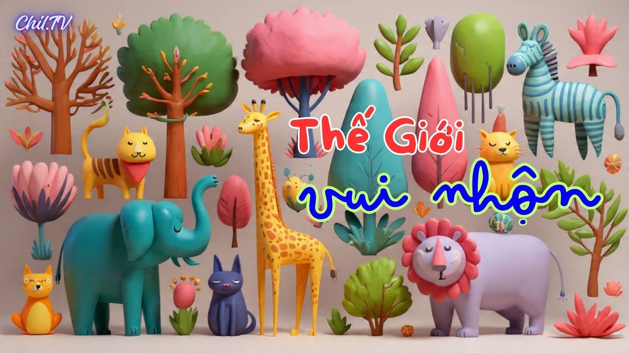 Thế Giới Vui Nhộn 🌍🎶 | Nhạc Thiếu Nhi Vui Nhộn Dễ Thương Cho Bé