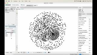Gephi Fruchtermann Reingold Demo using Bitcoin Transaction Sample