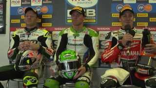 MCE BSB race one, Donington Park, press conference