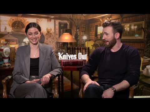 NEW - Chris Evans & Ana de Armas interview - Knives out