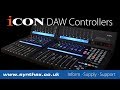 Icon daw controllers  synthax audio uk