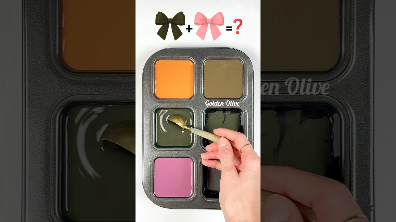 "From Golden Olive to Soft Coral — Nature’s Gentle Palette" 🌿🎨