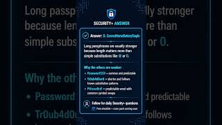 Security+ Practice Question: Most Secure Password?