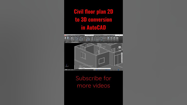 Civil Floor Plan 2D to 3D in AutoCAD. #civilplanning #homeplan #mecharch #3dplan #trendingsongs
