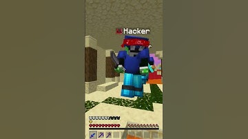EPIC BEDWARS HACKER 2V1 #minecraft #bedwars