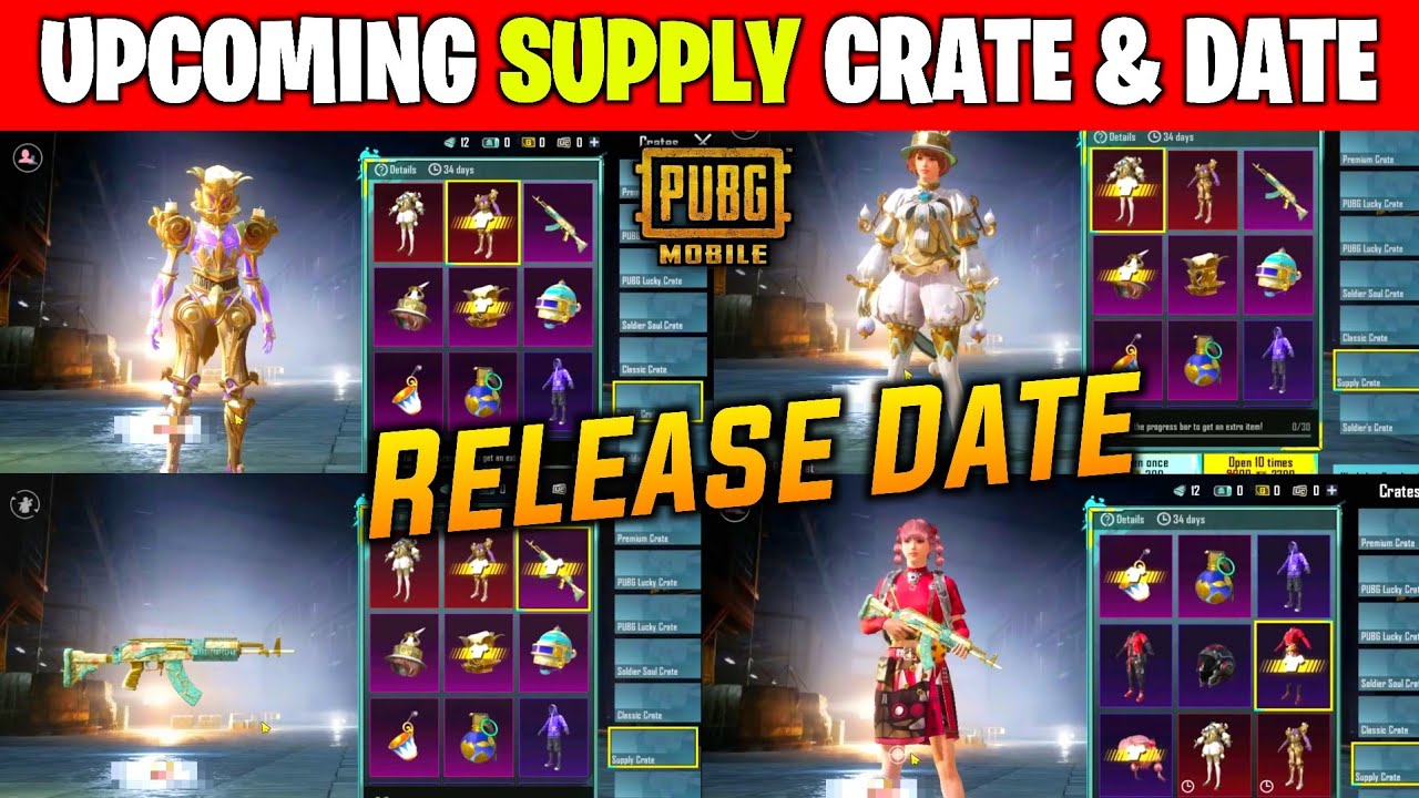 Pubg New Supply Crate & Release Date🧐 Supply Crate LeaksPubg Mobile Supply Crate
