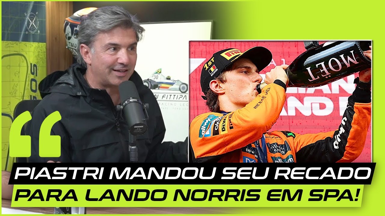 Disputa entre McLarens em SPA: Piastri passou Norris com autoridade #cortes #pelaspistaspodcast