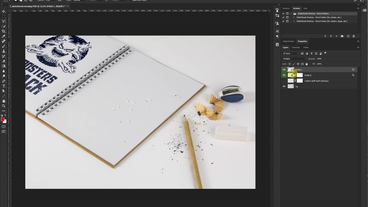 Download Sketchbook Mockup Sketch Actions Tutorial 2 Youtube