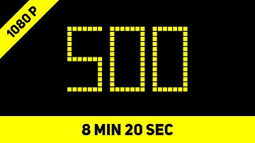 ⏱ 500 Sec Timer / 🔊 Alarm / 👍 Simple Timer