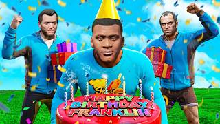 O ANIVERSÁRIO DO FRANKLIN NO GTA 5!