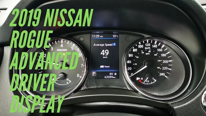 Descubre el impresionante panel de control avanzado del Nissan Rogue 2019