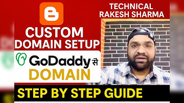 How to Connect GoDaddy Domain to Blogger | Custom Domain Setup Guide #tech #vlog