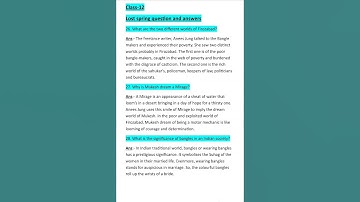 class-12 English Lost spring question and answers #english #answers