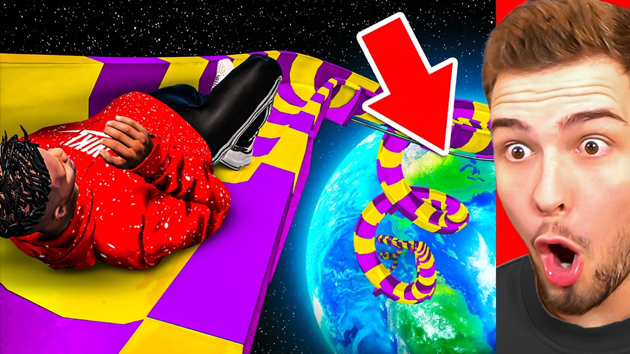 DIE LÄNGSTE SPIRAL RUTSCHE in GTA 5!