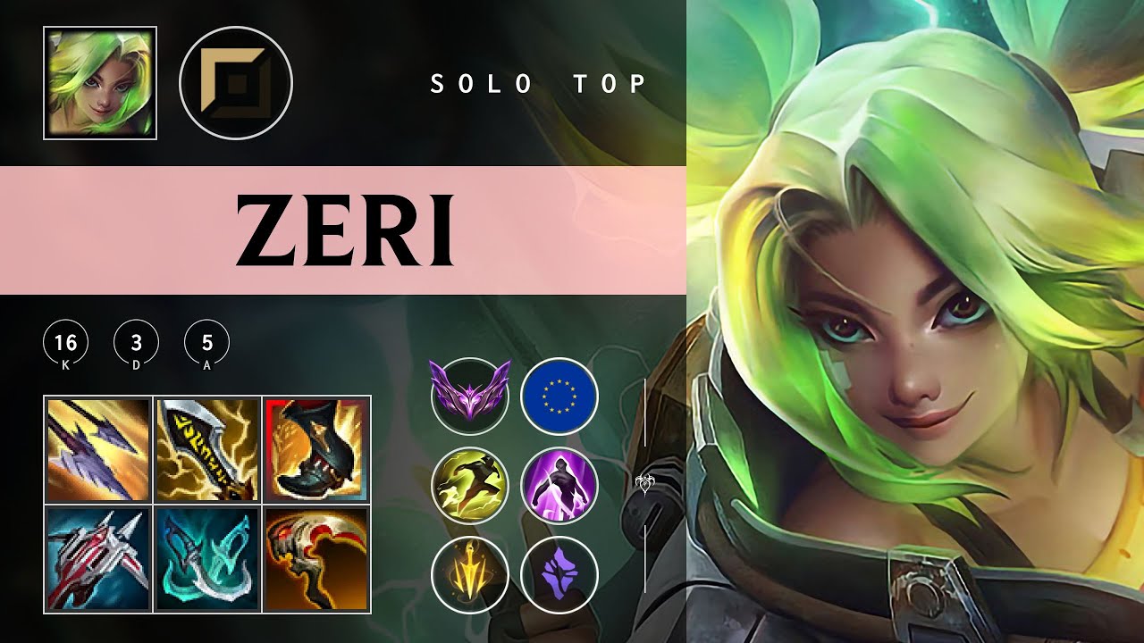 Zeri Top vs Heimerdinger - EUW Master Patch 25.23