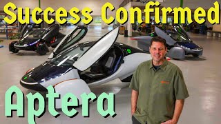 Aptera Confirms its SUCCESS NOW!