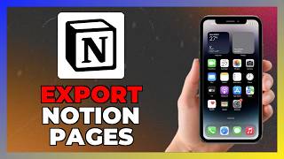 How To EXPORT NOTION PAGES To PDF 2026