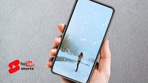 Add Snow To Your Picture With One App #Shorts