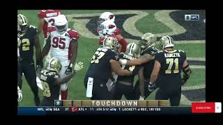 Drew Brees to Michael Thomas on the slant for a fantastic touchdown! Way to get into the endzone!!!