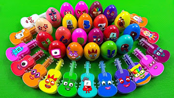 Rainbow SLIME 🌈 Look Numberblocks, Alphablocks, Alphabet Lore, Cocomelon in Eggs, Cello! ASMR 💖