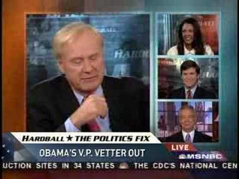 Hardball: Obama's VP Vetter Out