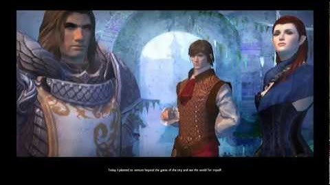 Guild Wars 2 Beta - Human elementalist: Character Creation and Starting Cinematic