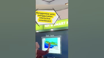 Kini menggambar gunakan smartboard IFP #smarttv #sekolah #infopendidikan #shorts #trendingshorts