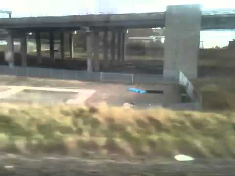 Birmingham-Spaghetti Junction Pillars painted White
