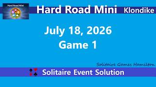 Hard Road Mini Game #1 | July 18, 2026 Event | Klondike screenshot 4