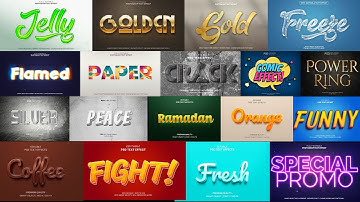 2022 3D Text Effect Bundle Part 55