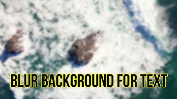 Wondershare Filmora 9 Tutorial: Blur Background of Text