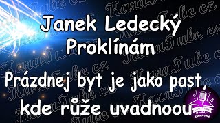 Janek Ledecký - Proklínám (KARAOKE)