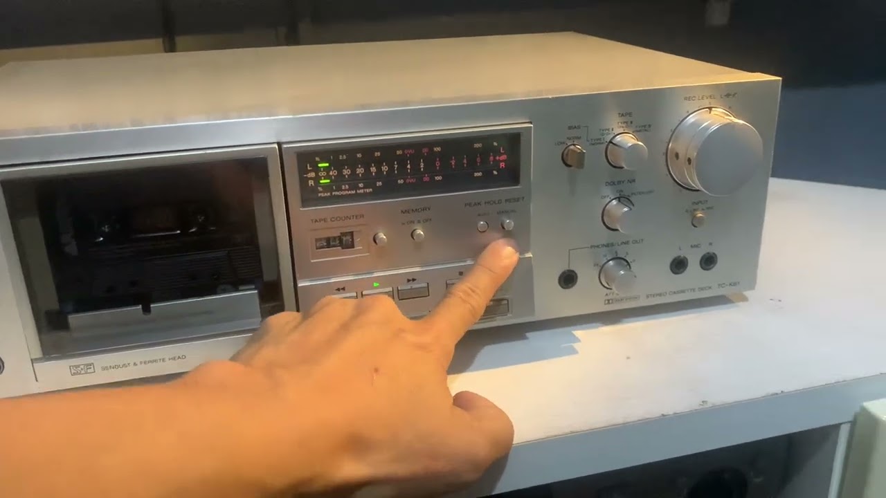 Sony TC -K61 Stereo Casette Deck - YouTube