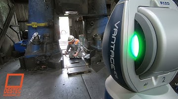 Destec on-site milling of forge hammer bed