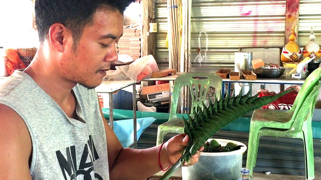 พันนิ้ว ห่มนิ้ว เข้าตัวบายศรีประยุกต์ สไตล์ช่างหนุ่ม