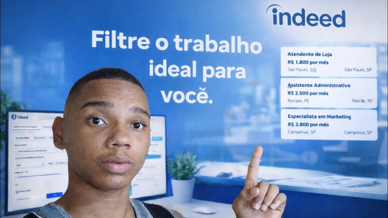 INDEED: FILTRE O TRABALHO IDEAL E VEJA SALÁRIOS EM TEMPO REAL - YouTube