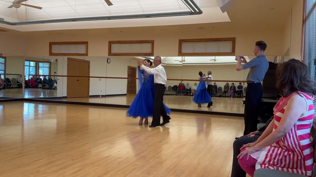 Waltz showcase Mei & Barry perform Teacher Andriy & Olena taught Waltz dance sequence