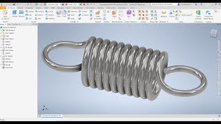 Inventor 2020 Tutorial | Spring Model 3D