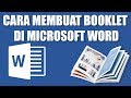 Cara Membuat Booklet Di Microsoft Word